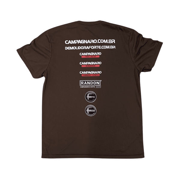 Camiseta Campagnaro Marrom Caminhoneiro Oficial