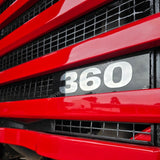 Emblema de Potência Inox Espelhado Scania