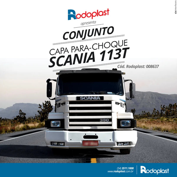 Capa Para-choque Dianteira Scania 113 T Plástico Longo - Rodoplast