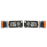 Kit de Faróis Scania Série 5 V8 + Pisca (Com Conectores)