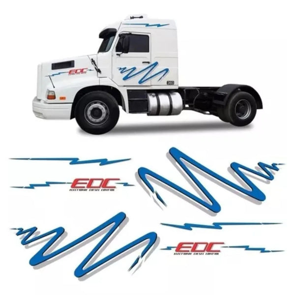 Faixa Lateral Adesivo Volvo EDC
