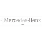 Adesivo Mercedes-benz Quebrasol Tapa Sol Prateado