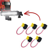 Kit 5 Chicote Lanterna Tapa Sol Scania NTG - 2 Vias