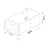 Kit Tanque de Combustível Inox 294 e 397 Litros Scania T R 113 143