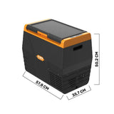 Kit Geladeira 35L Elber + Fonte 12v 24v Caminhão