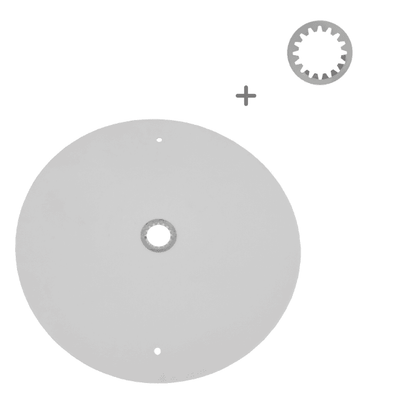 Protetor Deslizante Quinta Roda Para Mesa Da Carreta - Pino 3. 1/2" - Branco