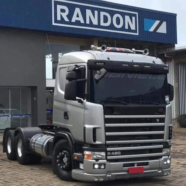 Conjunto Fixação Tapa Sol Scania T R 124 P G R 2008 até 2013