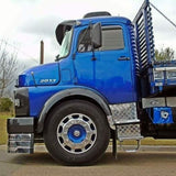 Estribo Alumínio Cromado Lateral Mercedes-Benz 1113 1114 Tipo Escada
