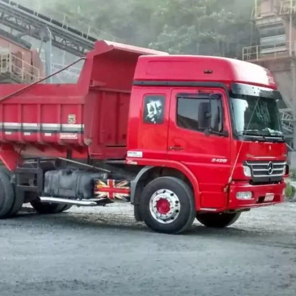 Escapamento Cromado Mercedes-benz Atego Até 2011 Euro 3 Lado Direito