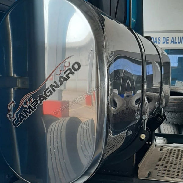 Tanque de Combustível Auxiliar de Inox 600 Litros Oval - Completo