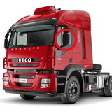 Vidro com Base do Espelho Retrovisor Inteiro Iveco Stralis Trakker Hi-Road -Hi-Way Tector 9.190 11.190 - Convexo