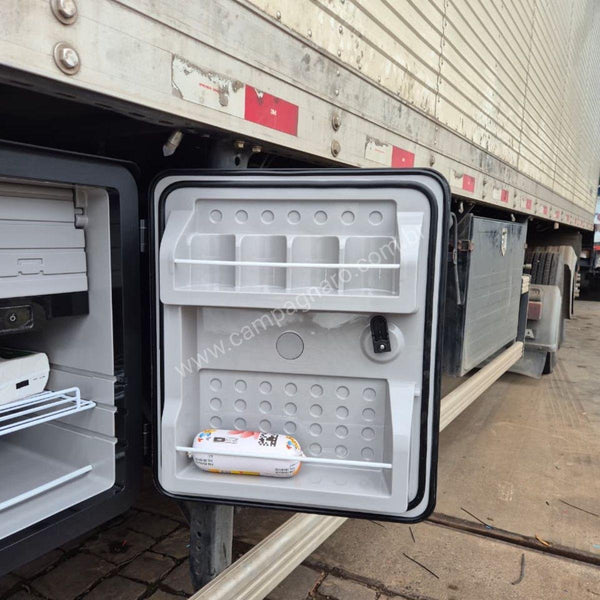 Geladeira Caminhão Externa 74 Litros 12v 24v Digital App Bluetooth