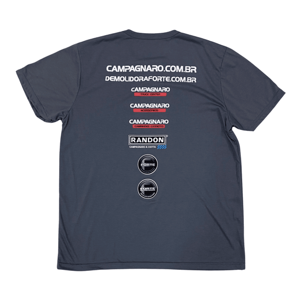 Camiseta Oficial Campagnaro Cinza - Poliviscose Unissex