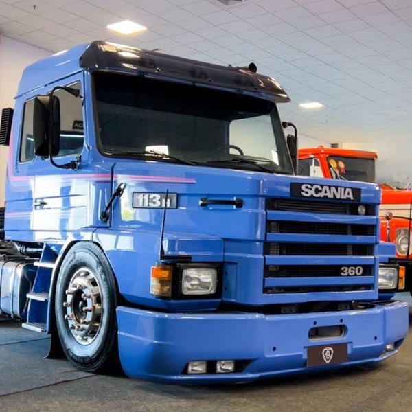 Farol Principal Scania 112 113 T R H4 - Com moldura Preta
