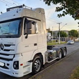Escapamento Cromado Mercedes-benz Axor 2036 a 2644 Actros Até 2020 Euro 5 Lado Esquerdo