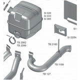 Tubo Saída Catalisador 4.1/2" Lado Direito Scania T R Série 4 2005 até 2007 P G R Highline 2008 até 2011
