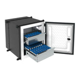 Geladeira Caminhão Externa 53 Litros 12v 24v Inox Para Transporte De Amostra De Leite Elber
