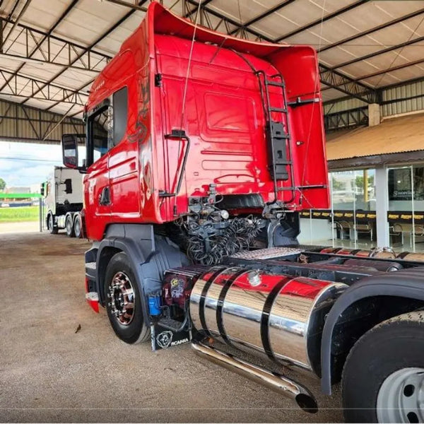 Escapamento Cromado Scania P G R 2008 a 2011 Lado Esquerdo