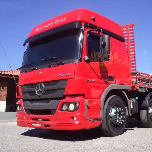 Spoiler Mercedes-Benz Atego 2013 (14 cm) Necessário M30069 - BL Fibras