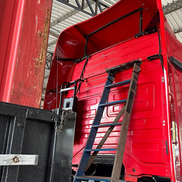 Defletor de Ar Mercedes-Benz Axor Cabine Alta Completo - Rodoplast