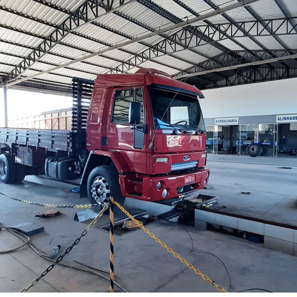 Suporte Tapa Sol Ford Cargo Cabine Baixa - Sem Furar Cabine (Para Tapa Sol em Fibra)