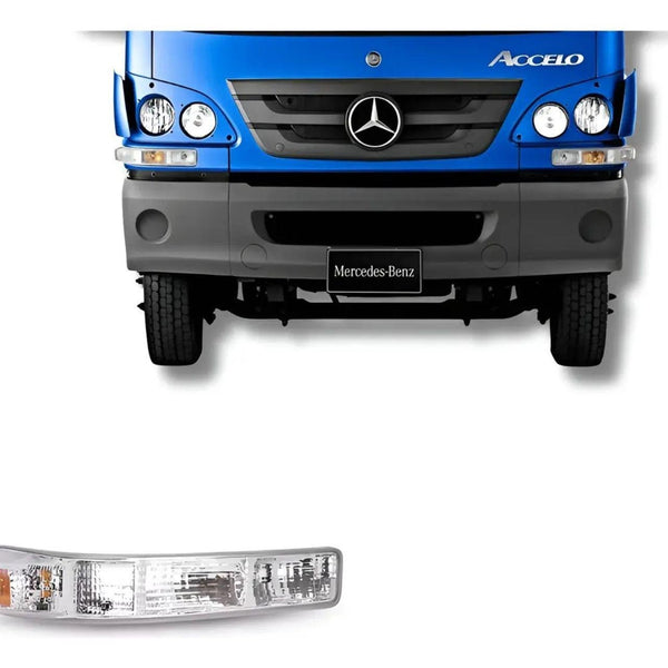 Lanterna de Seta Dianteira Cristal - Mercedes-Benz Accelo