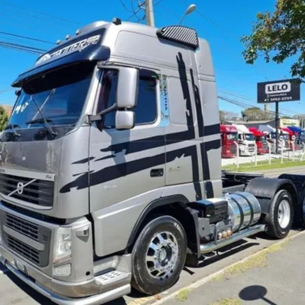 Escapamento Cromado Volvo Fh Até 2014 5" Longo Euro 5 D-shape
