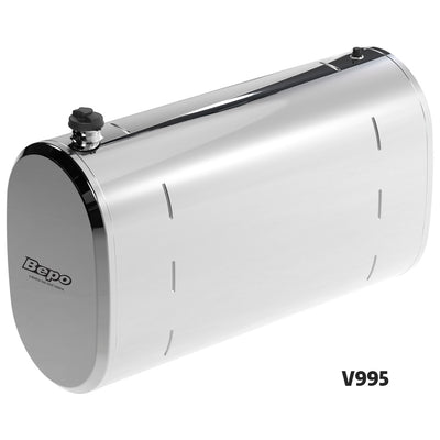 Tanque de combustivel auxiliar inox 350 litros oval Bepo V995 - foto oficial Bepo