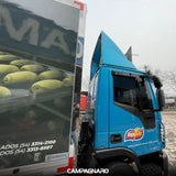 Calha de Chuva Caminhão Iveco Eurotech Eurocargo Stralis Hi-Way Hi-Road Tector - Com Recorte