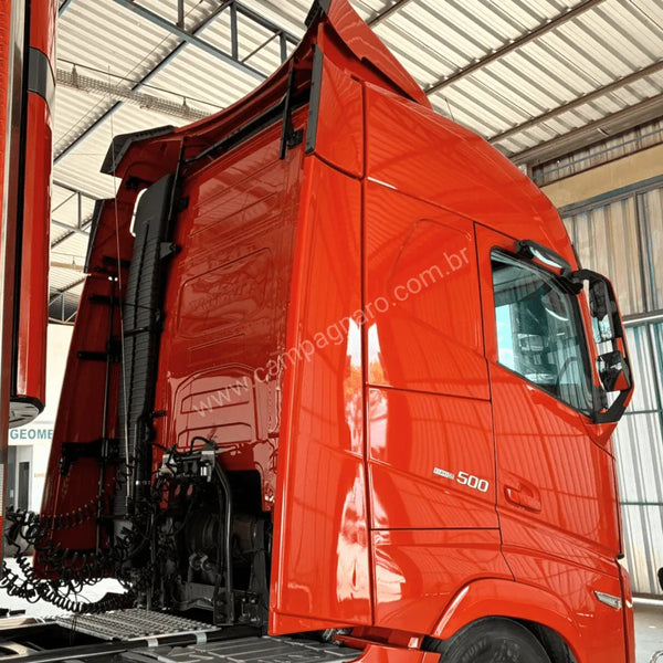 Defletor de Ar Volvo FH Globetrotter Articulado a partir de 2015 Plus - Rodoplast