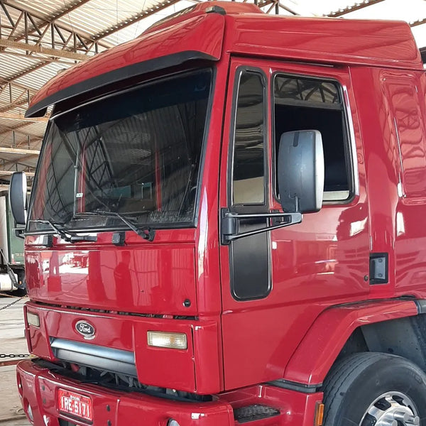 Suporte Tapa Sol Ford Cargo Cabine Baixa - Sem Furar Cabine (Para Tapa Sol em Fibra)