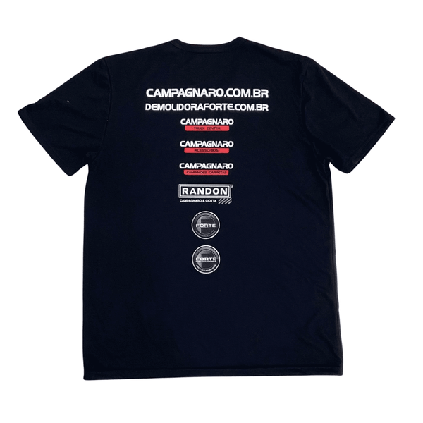Camiseta Campagnaro Oficial Preta - Caminhoneiros