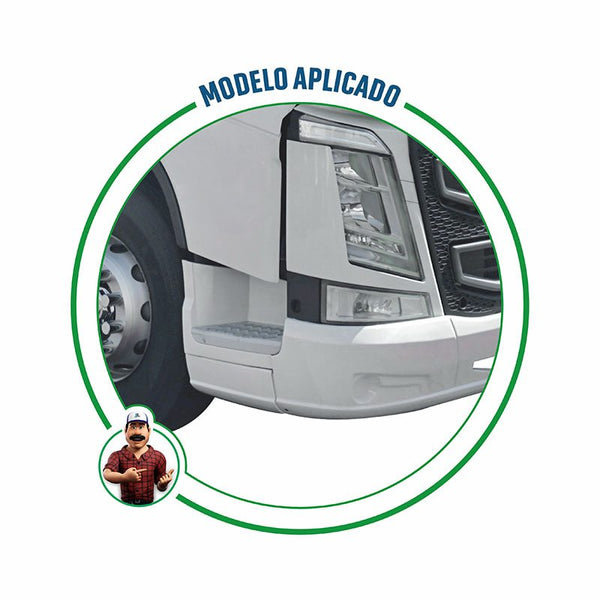 Acabamento Farol Auxiliar Volvo FH 2015 acima