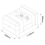 Kit Tanque Plástico Compatível com Mercedes-Benz 1519 1924 1932 1933 até 2003