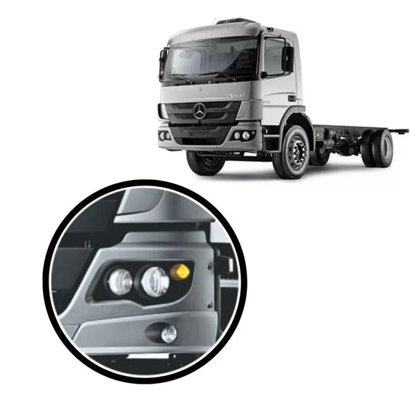 Moldura do Farol Mercedes-Benz Atego 2012 em diante