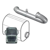 Tubo Saída Catalisador Volvo FH 2012 até 2021 - Lado Direito