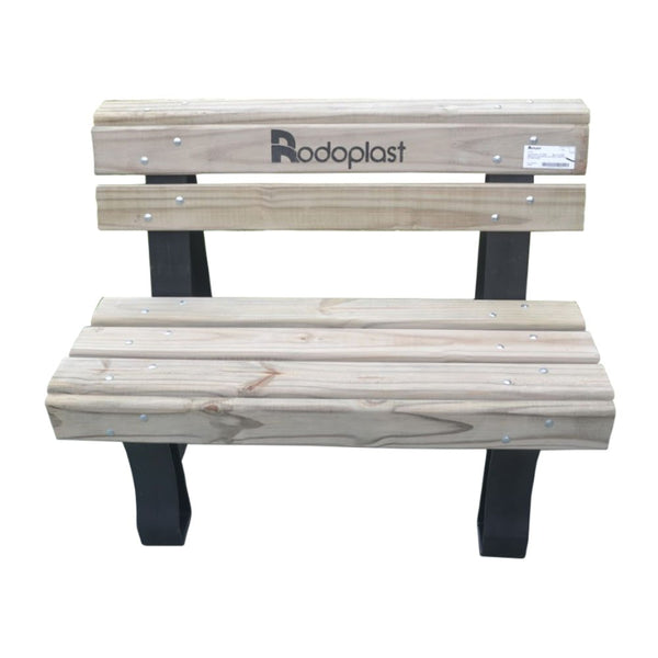 Banco de madeira com 2 Lugares Modelo Plus - Rodoplast