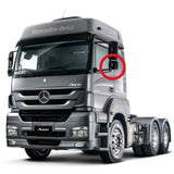 Vidro com Base do Espelho Retrovisor Auxiliar Mercedes-Benz Axor Atego - 2014 até 2021
