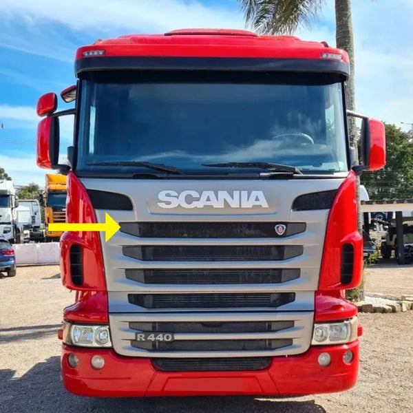Tela da Grade Fontal Superior Scania Série 5 - Vão Superior