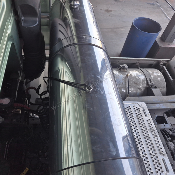 Tanque de Combustível Auxiliar de Inox 600 Litros Oval - Completo