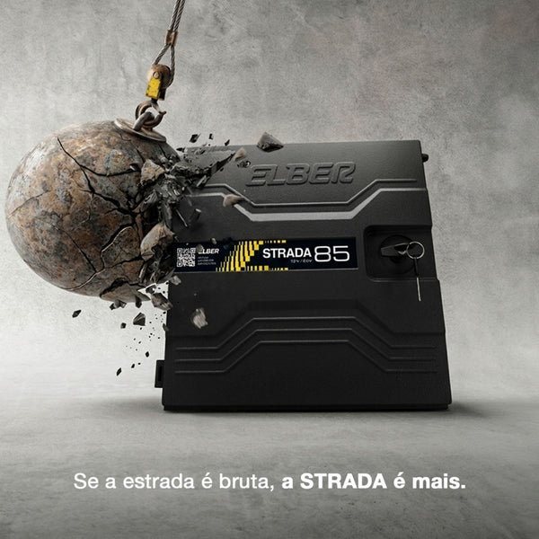 Geladeira Caminhão Externa 85 Litros Big 12v 24v Elber - Bege