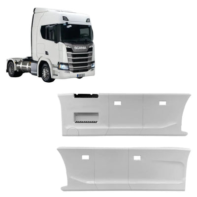 Carenagem Side Skirt Lateral Scania NTG Entre eixo 3150 mm/3350 mm/3550 mm/3600 mm Escapamento Lado Esquerdo - Boff