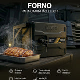 Forno Elétrico Externo Elber Strada 24 Digital 24V 24 Litros Para Caminhão