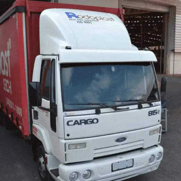 Defletor Ar Ford Cargo 815 816 1119 Rodoplast Branco