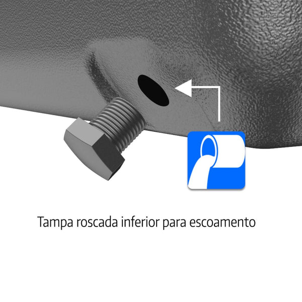 Caixa Baú para Caçamba Pick Up Box 160 Litros Com Iluminação em Led - Bepo