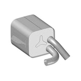 Silencioso Para Mercedes-Benz Atego 1723 1725 2423 2425 2428