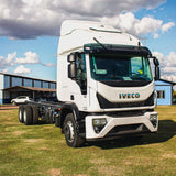 Defletor De Ar Iveco Tector Cabine Alta Completo - Fibroplast