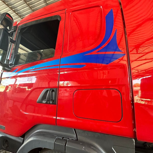 Faixa Lateral Adesivo Scania 2006 Evolução