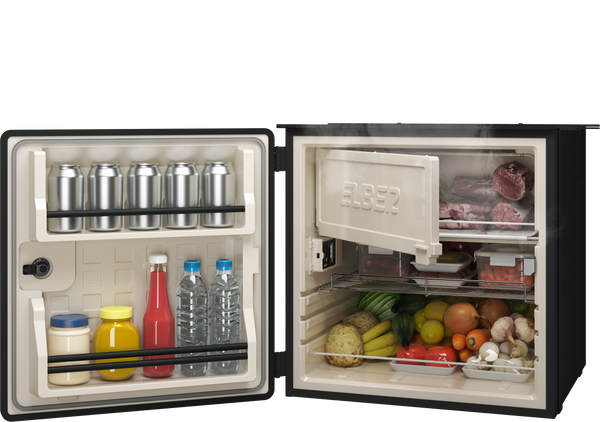 Geladeira Caminhão Externa 85 Litros Big 12v 24v Elber - Bege