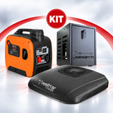 Kit Gerador de Energia + Ar Condicionado RT8000 24v Sem Moldura + Caixa de Proteção